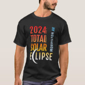 Morrilton Arkansas AR Total Solar Eclipse 2024 5 T-shirt (Voorkant)