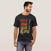 Morrilton Arkansas AR Total Solar Eclipse 2024 5 T-shirt (Voorkant volledig)