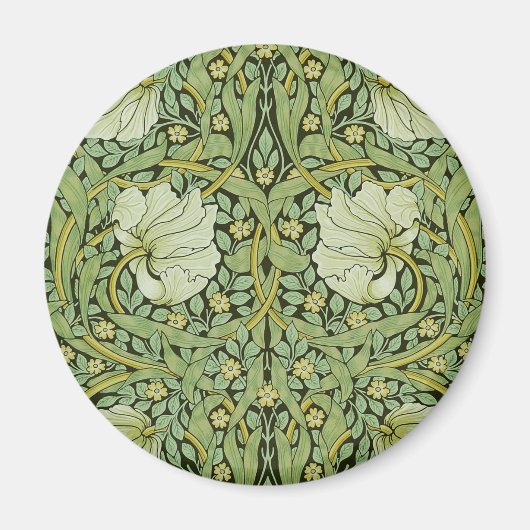 Morris 1876  Pimpernel Bloemenpatroon Magneet (Voorkant)