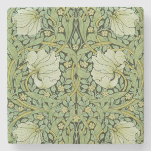 Morris 1876  Pimpernel Bloemenpatroon Stenen Onderzetter