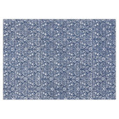 Morris 1882 Blauwe Achtergrond Bloempatroon Tafelkleed (Voorkant (Horizontaal))