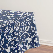 Morris 1882 Blauwe Achtergrond Bloempatroon Tafelkleed (Voorbeeld)