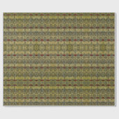 Morris -  1890 Tulp & Roos Bloemenpatroon Cadeaupapier (Vlak)