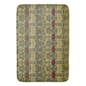 Morris  1890 Tulp & Roos Pattern Golden Badmat (Voorkant Verticaal)