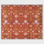 Morris -  1893 Roos & Lily Flower Pattern Cadeaupapier (Vlak)