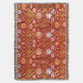 Morris -  1893 Roos & Lily Flower Pattern Deken (Voorkant Verticaal)