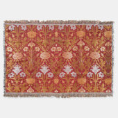 Morris -  1893 Roos & Lily Flower Pattern Deken (Voorkant)