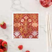 Morris - 1893 Roos & Lily Flower Pattern Servet (Insitu)