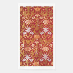 Morris -  1893 Roos & Lily Flower Pattern Servet