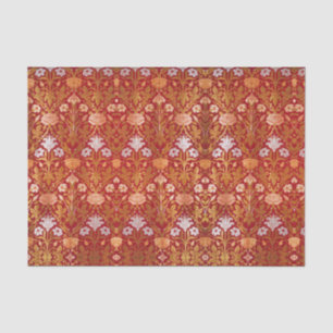 Morris - 1893 Roos & Lily Flower Pattern Tissuepapier