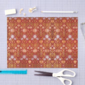 Morris -  1893 Roos & Lily Flower Pattern Tissuepapier (Craft)