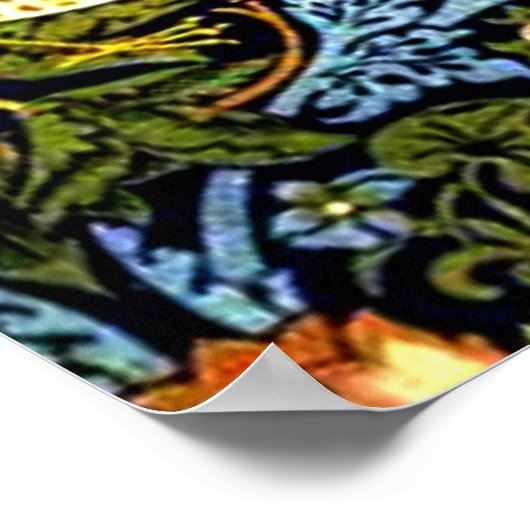 Morris - Aardbeien Diep, Poster (Hoek)