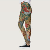 Morris - Aardbeiendief #2 Bloempatroon Leggings (Links)
