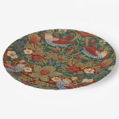 Morris - Aardbeiendief #2 Bloempatroon Papieren Bordje (Gekanteld)