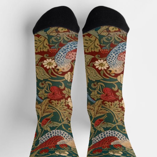 Morris - Aardbeiendief #2 Bloempatroon Sokken (Top)