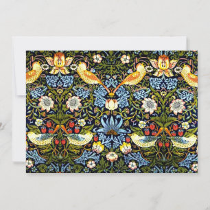 Morris - Aardbeiendief, beroemd patroon Feestdagenkaart