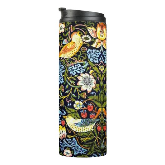 Morris - Aardbeiendief, beroemd patroon Thermosbeker (Geroteerd rechts)