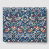 Morris -  Aardbeiendief Bloemenpatroon Gastenboek (Achterkant)