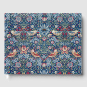 Morris -  Aardbeiendief Bloemenpatroon Gastenboek (Voorkant)