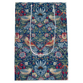 Morris - Aardbeiendief Bloemenpatroon Medium Cadeauzakje (Achterkant)