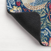 Morris -  Aardbeiendief Bloemenpatroon Muismat (Hoek)