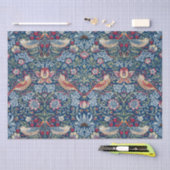 Morris -  Aardbeiendief Bloemenpatroon Tissuepapier (Craft)