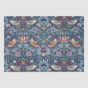 Morris - Aardbeiendief Bloemenpatroon Tissuepapier