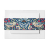 Morris -  Aardbeiendief Bloemenpatroon Uitnodigingen Wikkel (Voorkant Voorbeeld)