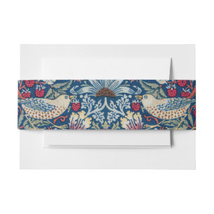 Morris -  Aardbeiendief Bloemenpatroon Uitnodigingen Wikkel