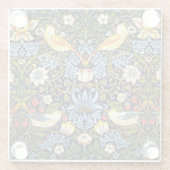 Morris - Aardbeiendief Glazen Onderzetter (Achterkant)