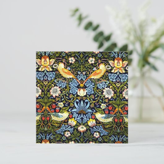 Morris - Aardbeiendief Kaart (Staand voorkant)