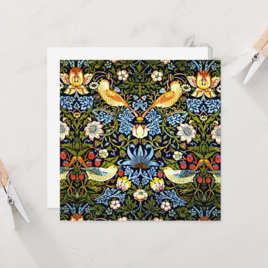 Morris - Aardbeiendief Kaart (Voorkant / Achterkant in situ)