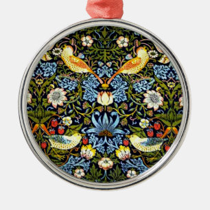 Morris - Aardbeiendief Metalen Ornament