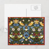 Morris - Aardbeiendief,  patroon Briefkaart (Voorkant / Achterkant)