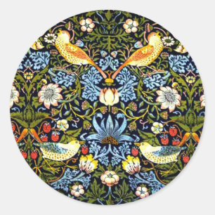 Morris - Aardbeiendief Ronde Sticker