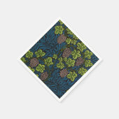 Morris - Antiek 1873 Druif & Leave & Vine Pattern Servet (Hoek)