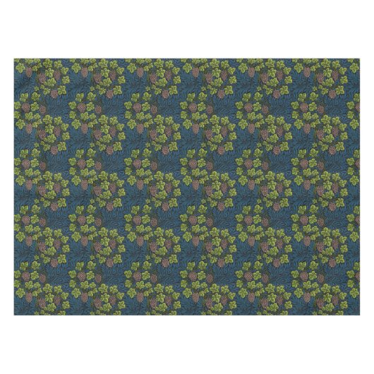 Morris - Antiek 1873 Druif & Leave & Vine Pattern Tafelkleed (Voorkant (Horizontaal))