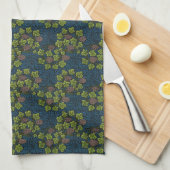 Morris - Antiek 1873 Druif & Leave & Vine Pattern Theedoek (Quarter Fold)