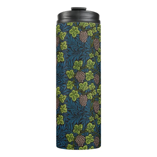 Morris - Antiek 1873 Druif & Leave & Vine Pattern Thermosbeker (Voorkant)