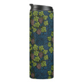 Morris - Antiek 1873 Druif & Leave & Vine Pattern Thermosbeker (Geroteerd rechts)