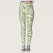 Morris - Antiek wilgenbladeren & vertakkingen Patr Leggings (Voorkant)