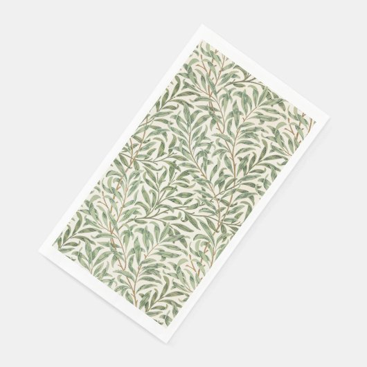 Morris - Antiek wilgenbladeren & vertakkingen Patr Servet (Hoek)