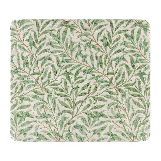 Morris - Antique willow leaves & Branches Pattern Snijplank (Voorkant)