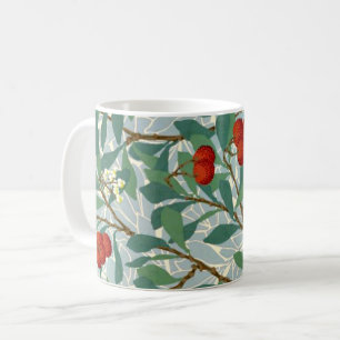 Morris - Arbatus, berry red en turquoise, Koffiemok