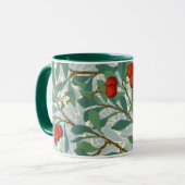 Morris - Arbatus, bes rood en groen. Mok (Voorkant links)