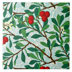 Morris - Arbatus, besrood, bekend patroon Tegeltje