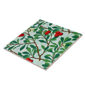 Morris - Arbatus, besrood, bekend patroon Tegeltje (Zijkant)