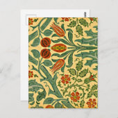 Morris - Autumn Flower Briefkaart (Voorkant / Achterkant)