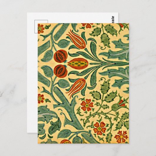 Morris - Autumn Flower Briefkaart (Voorkant / Achterkant)