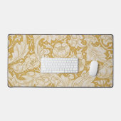 Morris Bachelor's Button Flower & Golden Stems Bureaumat (Keyboard & Muis)